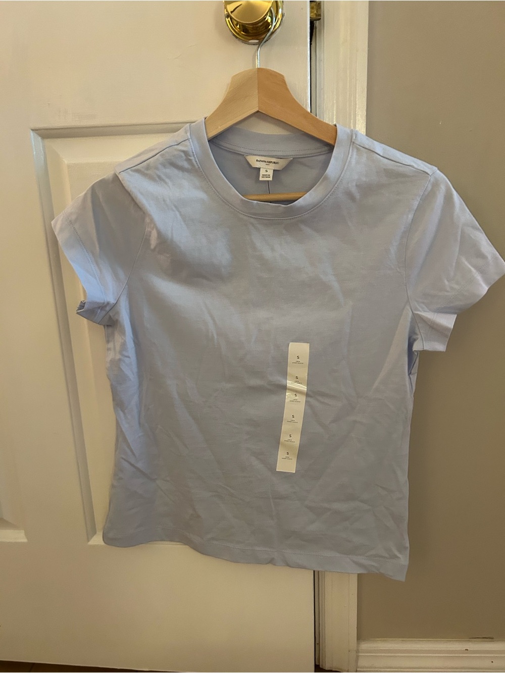 Banana Republic Light Periwinkle Crewneck Tee